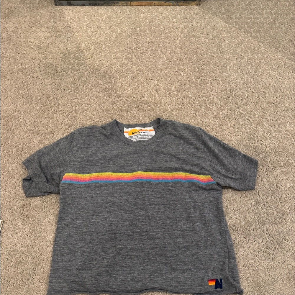 Aviator Nation Cropped Tee Size M